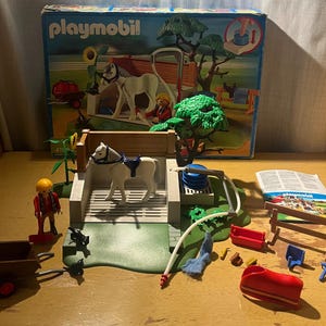 Playmobil 4193 Pferd Waschstation ab 4 Jahren Pretend Play Spielzeug Reiterspielzeug
