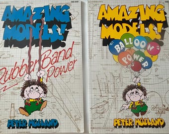 Vintage 1989 Amazing Models Activity Books CHOOSE From