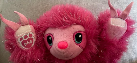 BABW 18” Pink Sloth Glitter Fur With Velcro Hands and Feet  display picture 1
