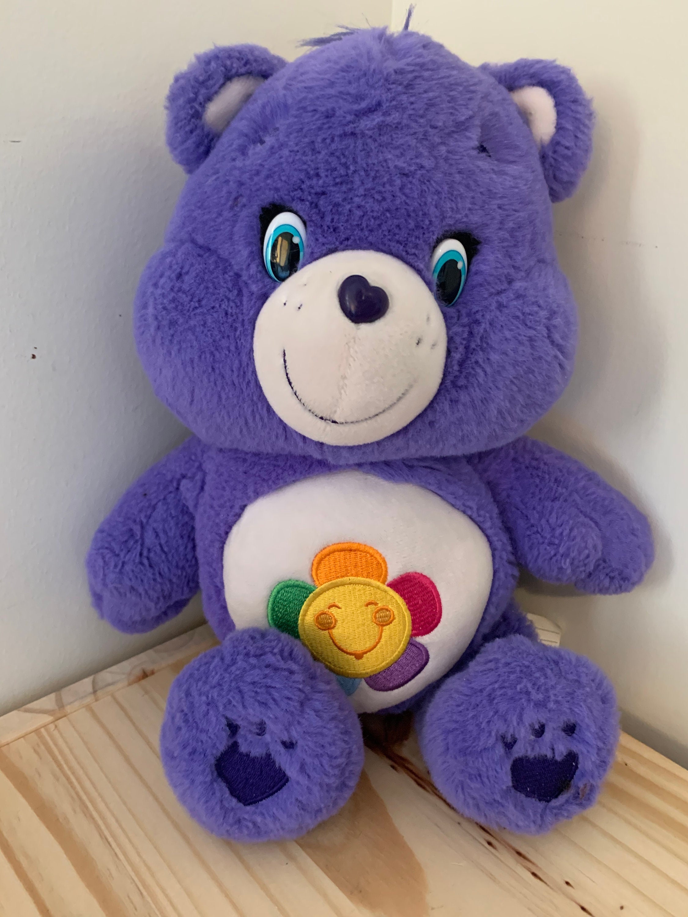 purple care bear rainbow