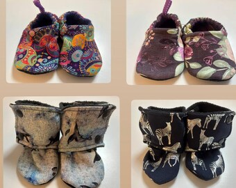 Infant Boho Bootie Slippers CHOOSE From