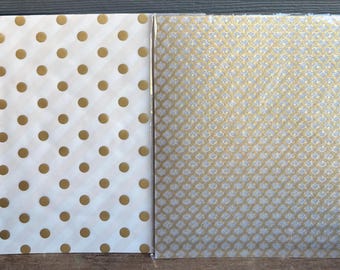 Stampin Up Foil Scrapbook Paper 12” x 12” choose from the Following