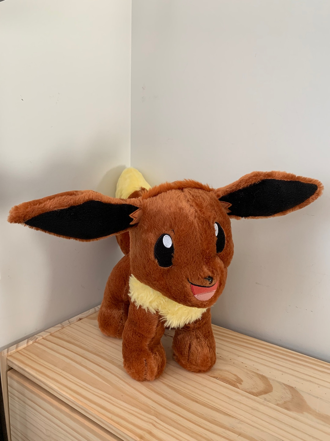 Build A Bear 16 Pokemon Eevee Brown Plush Toy Mammalin Creature Normal Type Generation One Etsy UK