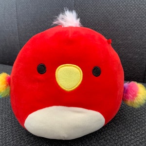 Original Squishmallow Hugmeez Paco the Parrot 6” Plush Toy