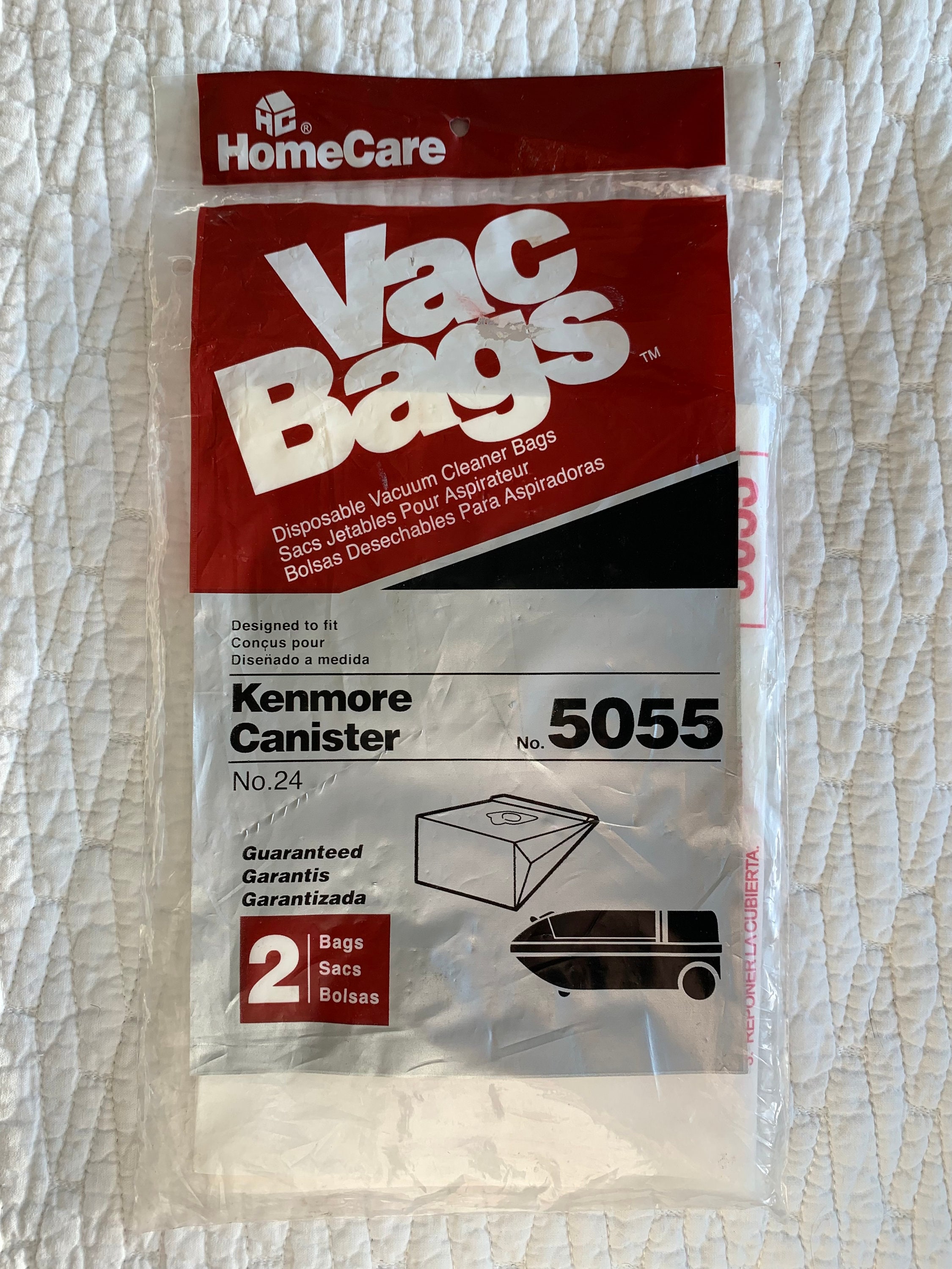 Allergen Vacuum Bags  Kenmore 5055  Pkg3 