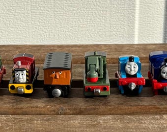 1990年代の木製列車トーマスと仲間たち 7両セット（写真の通り