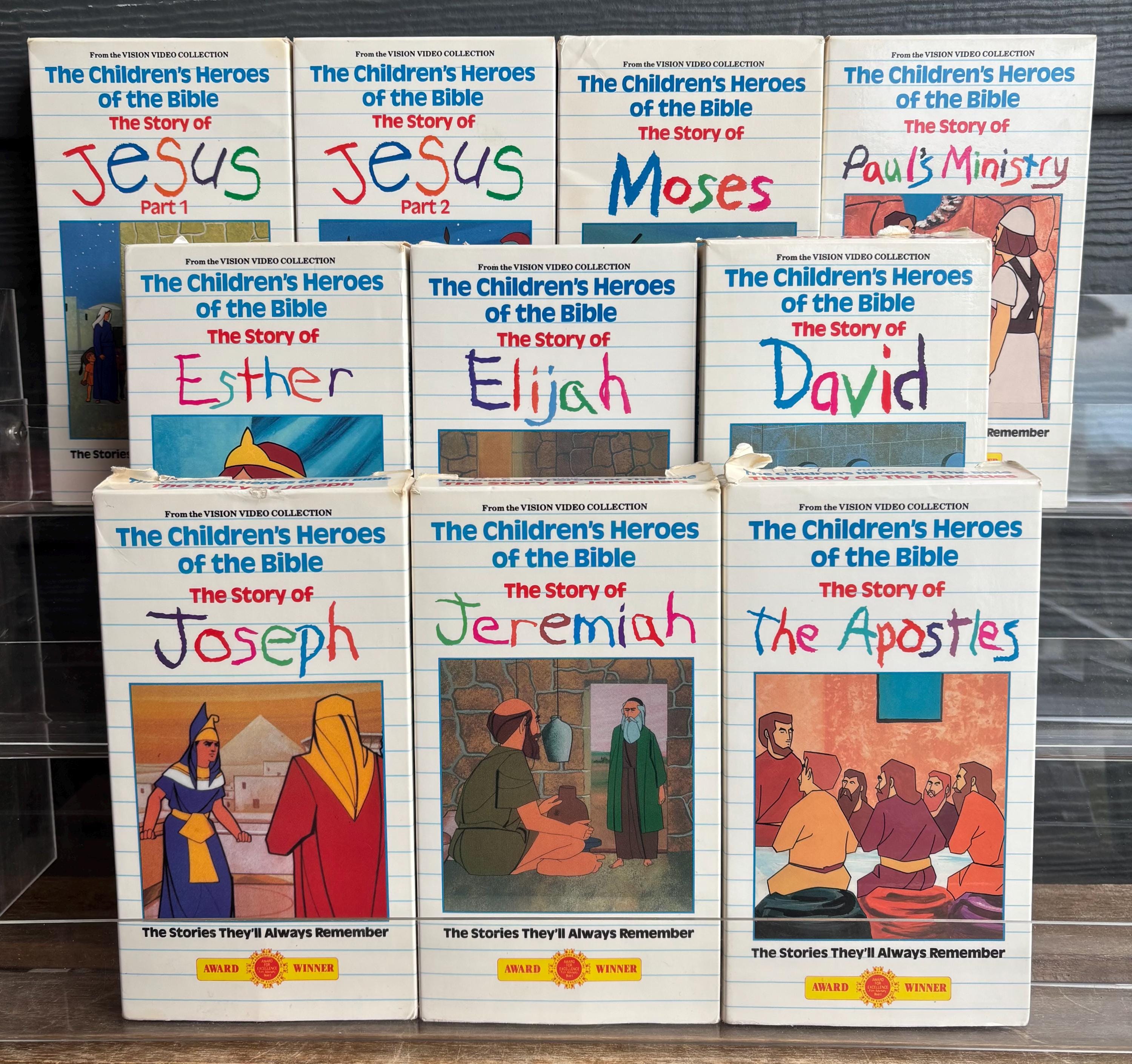 Vintage 1987 Complete VHS Set of 10 “the Children's Heroes of the