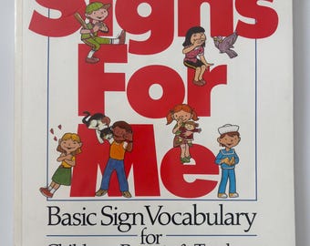 Signs For Me Basic Sign Vocabulary with Index in 8 languages