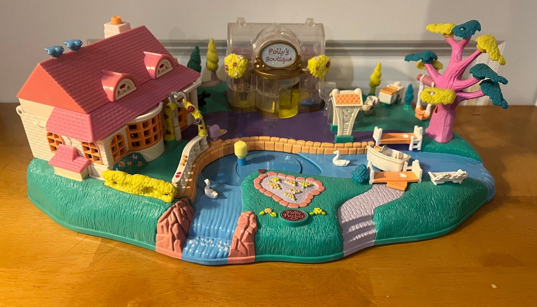 Playset Polly Pocket Diversion Bajo La Lluvia Conjunto De Juguetes