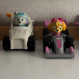 Paw Patrol Skye, vehículos de juguete Everett Paw Patrol Racer’s