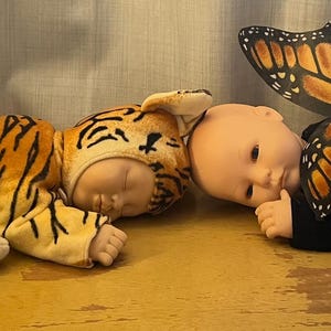Anne Geddes Animal Babies: Tiger or Butterfly. Choose a Vintage Doll