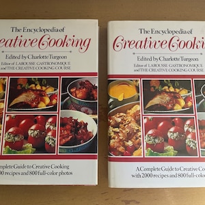 Vintage “The Encyclopedia of Creative Cooking” 1982 Hardcover Cookbook 797 Pages 2000 Recipes 800 Full Colour Photos