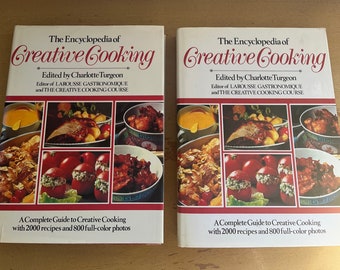 Vintage “The Encyclopedia of Creative Cooking” 1982 Hardcover Cookbook 797 Pages 2000 Recipes 800 Full Colour Photos