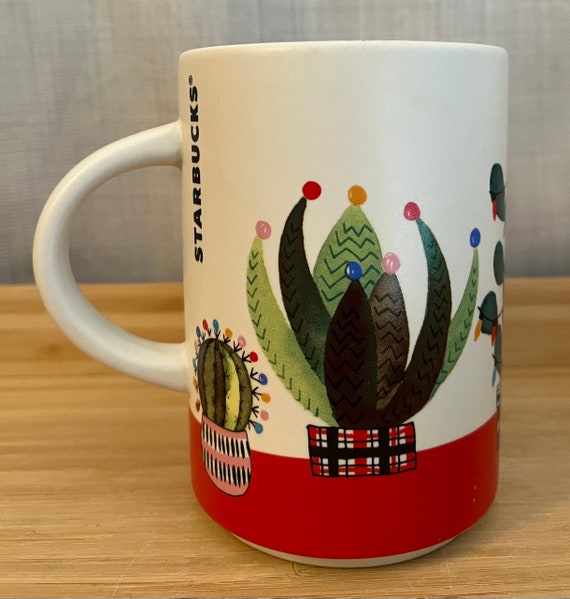 Starbucks Coffee Mug Succulent Cactus Mug 12 fl oz 355 ml
