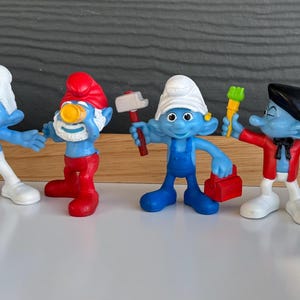 Smurfs Characters 3” Tall Peyo McDonalds Toys