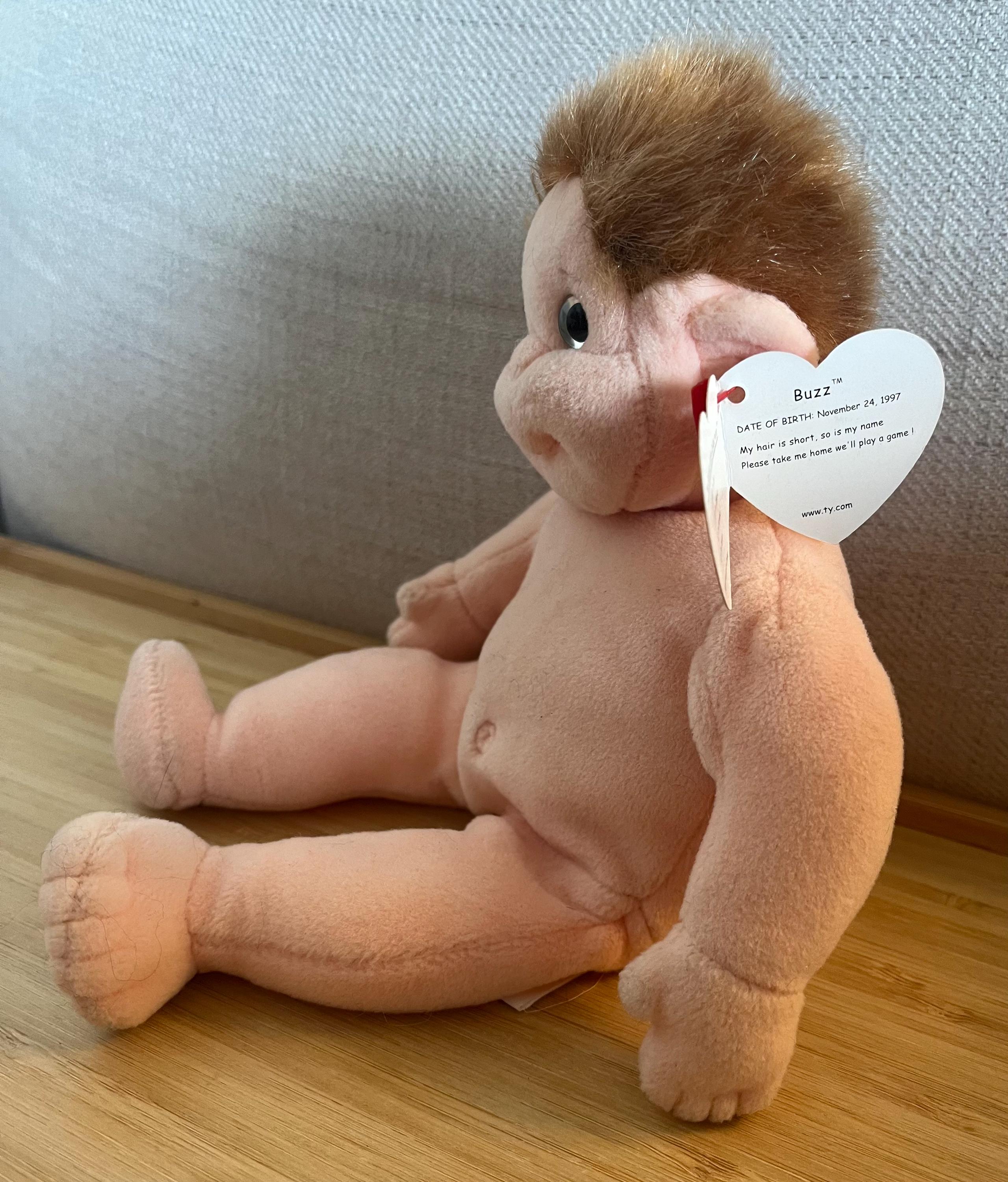 ヴィンテージ 1990 年代 Ty Beanie Kids 男の子用人形「The Beanie