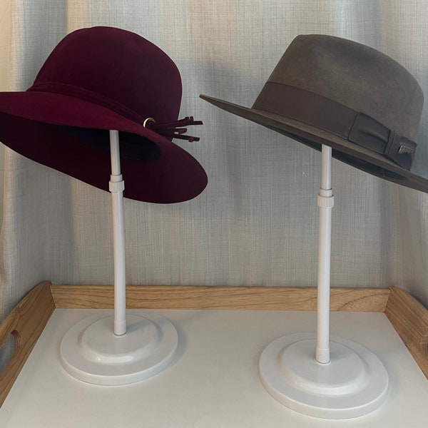 Vintage Wide Brimmed Women’s Maroon Coloured Hat Hudson’s Bay Company and Men’s Indiana Jones Hat to Choose From