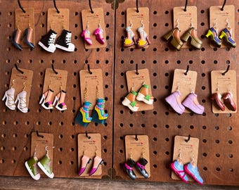 Handmade Doll Shoe Earrings Choose from a variety of styles