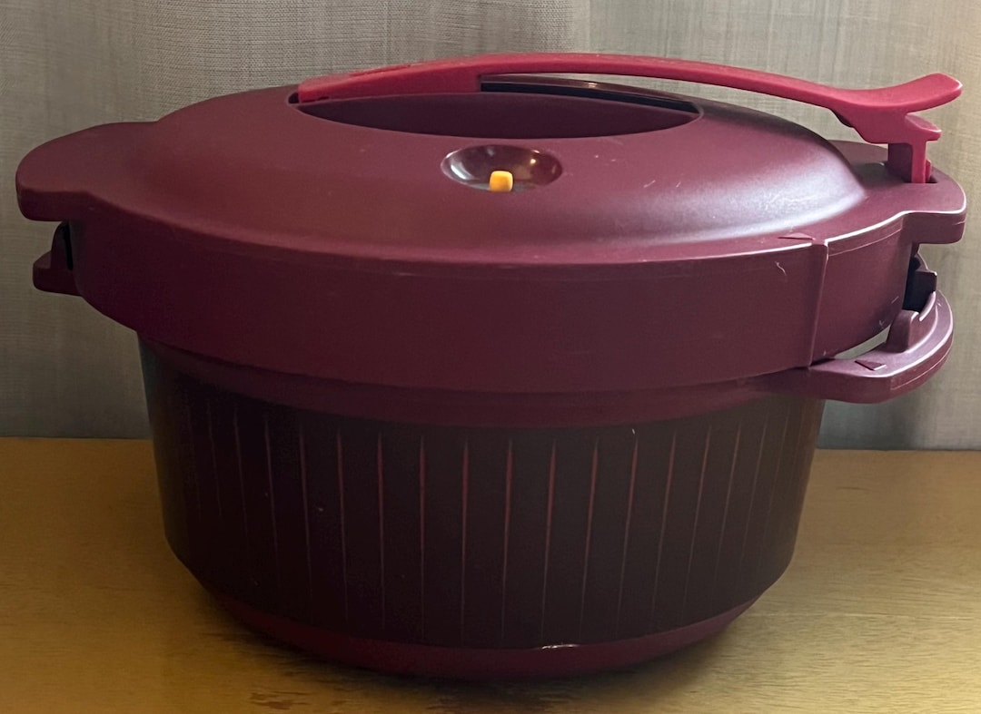 Purple Silicone Tupperware Microwave Pressure Cooker Set 7643A 3