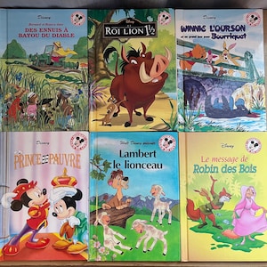 Vintage Disney Mickey Club Du Livre French Kids Books
