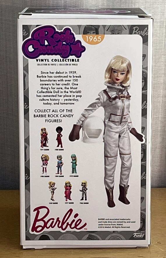 Funko Pop Rock Candy 1965 Barbie NIB NRFB Atomic Age Barbie Moon Landing Space Suit Etsy Canada