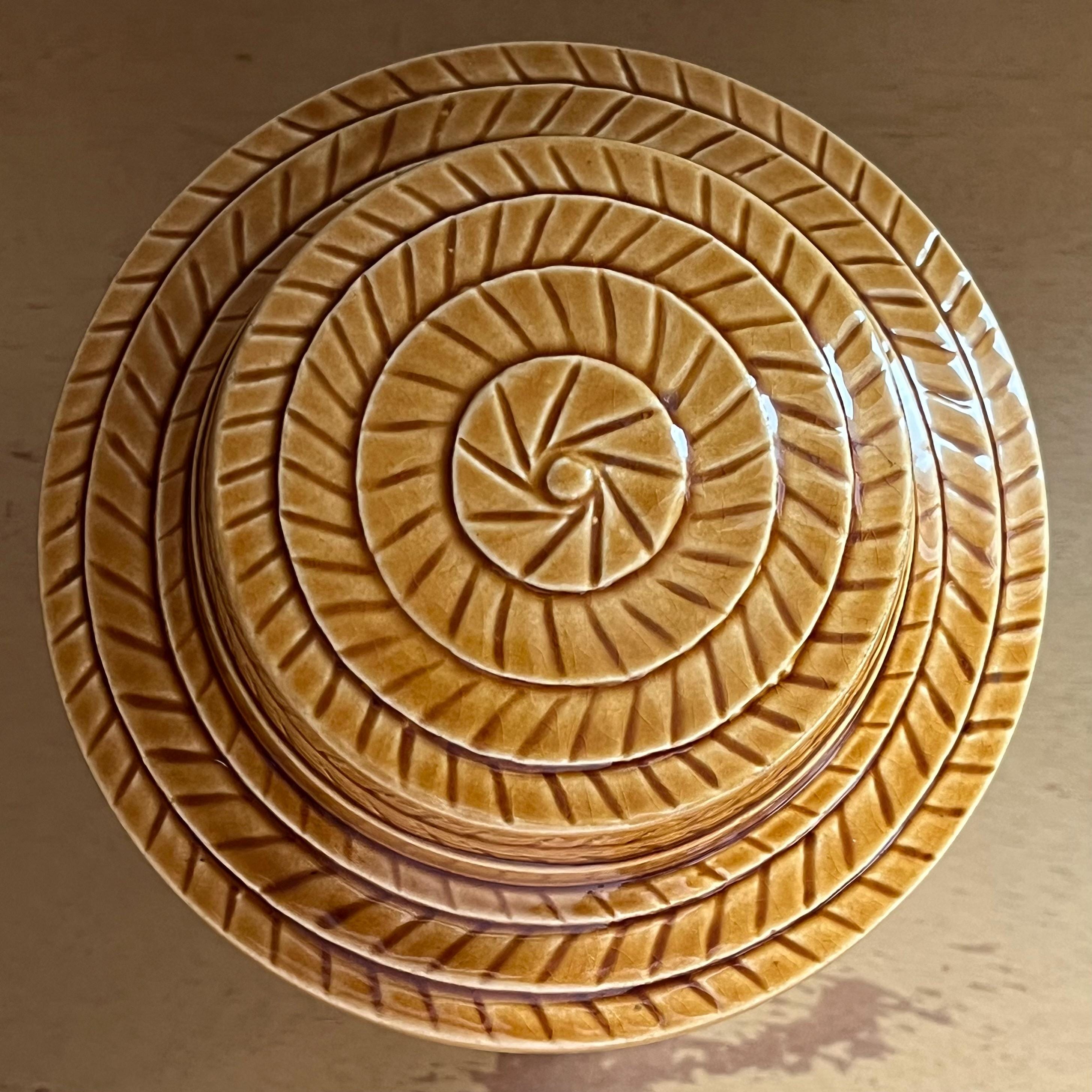 Vintage Ceramic Cookie Jar Kitchy Lion With Straw Hat Made in