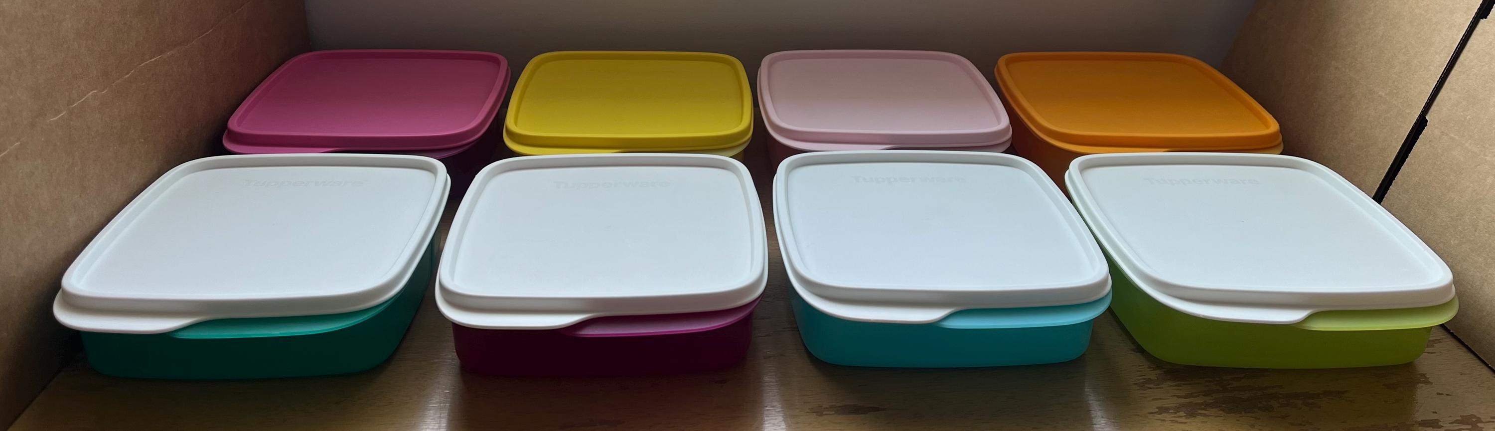 Tupperware Lunch-it Divided Container 7503 / 7404, 550 Ml 8 Different Ones to Choose From. Snack Container Lunch Box