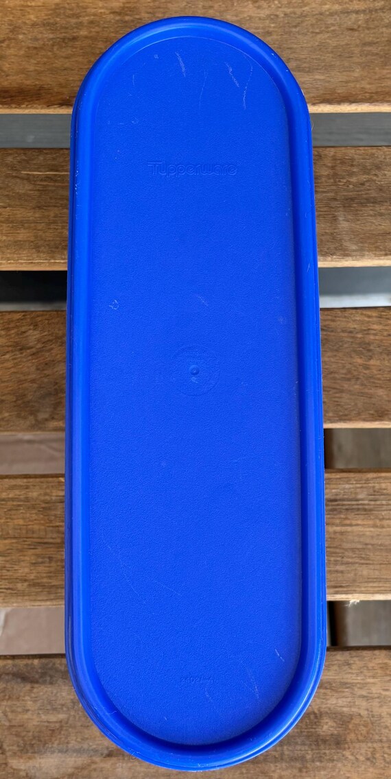 ヴィンテージ タッパーウェア モジュラーメイト クリア ロイヤルブルー