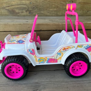 Mattel - Barbie Strand-Jeep, Barbie Zubehör, Barbie Auto, Spielze