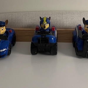 Paw Patrol Chase und Marshall Charaktere in Fahrzeugen Paw Patrol Racers