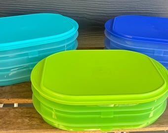 Tupperware Deli Keepers 5102A/5103A stapelbare koelkast