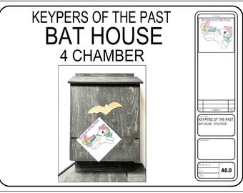 DIY Bat House PDF for Bat Nursery These are Digital Drawings Only