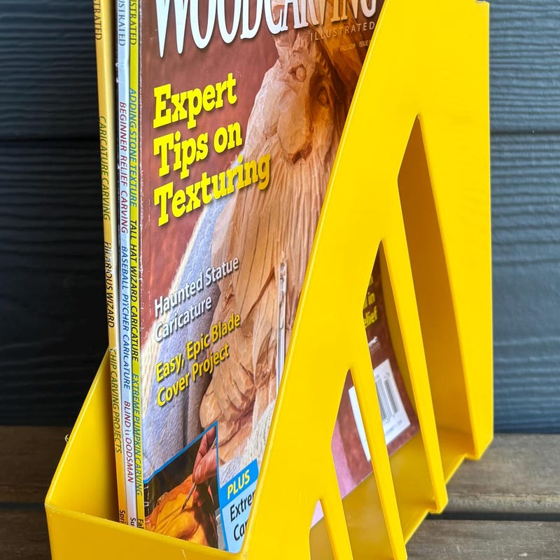 Magazine Rack Plastic Insert Plastic Magazine Rack Vintage - Etsy
