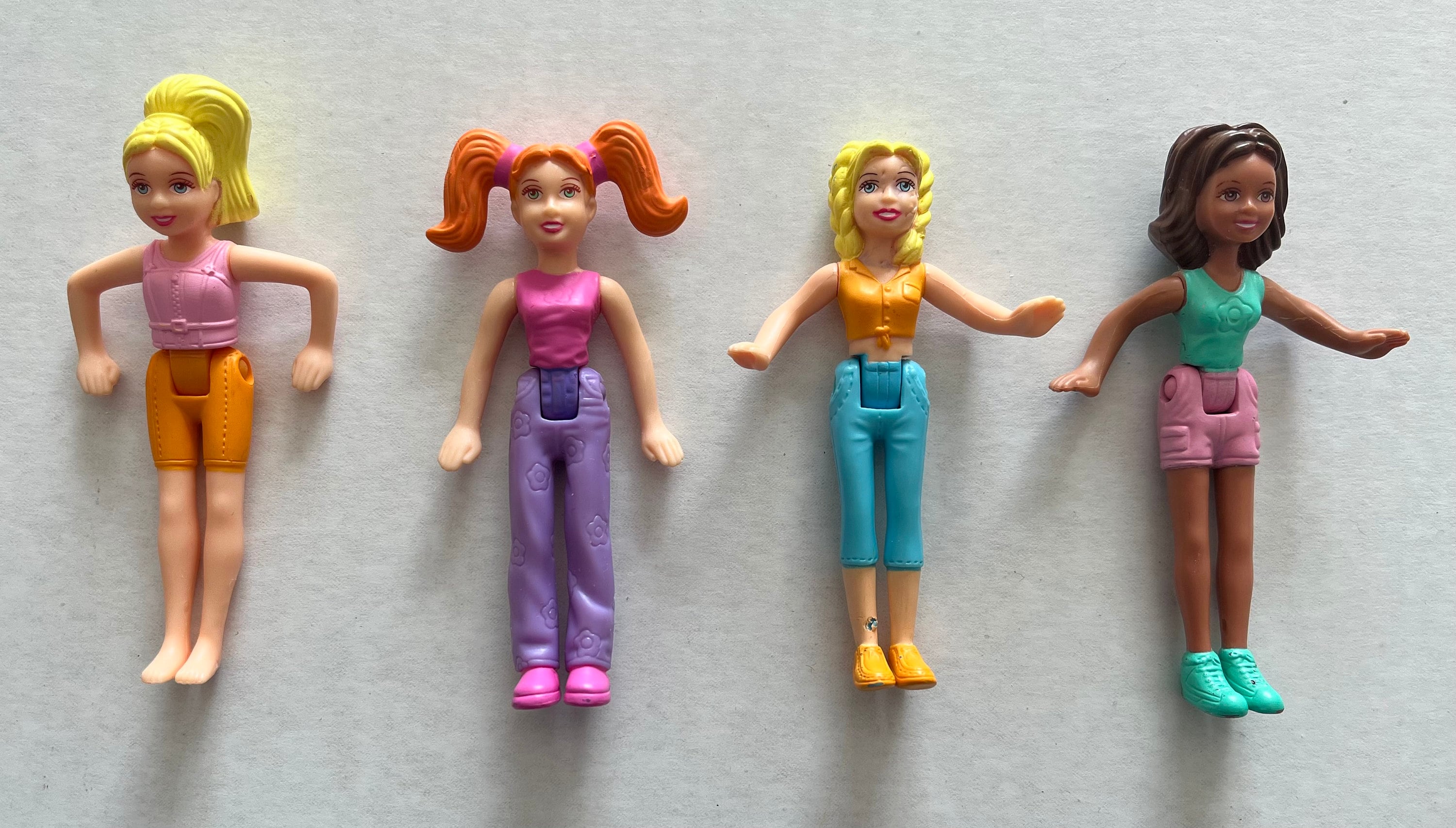 Vintage 2003 Polly Pocket Dolls Lot of 4 Mcdonald's Toys - Etsy