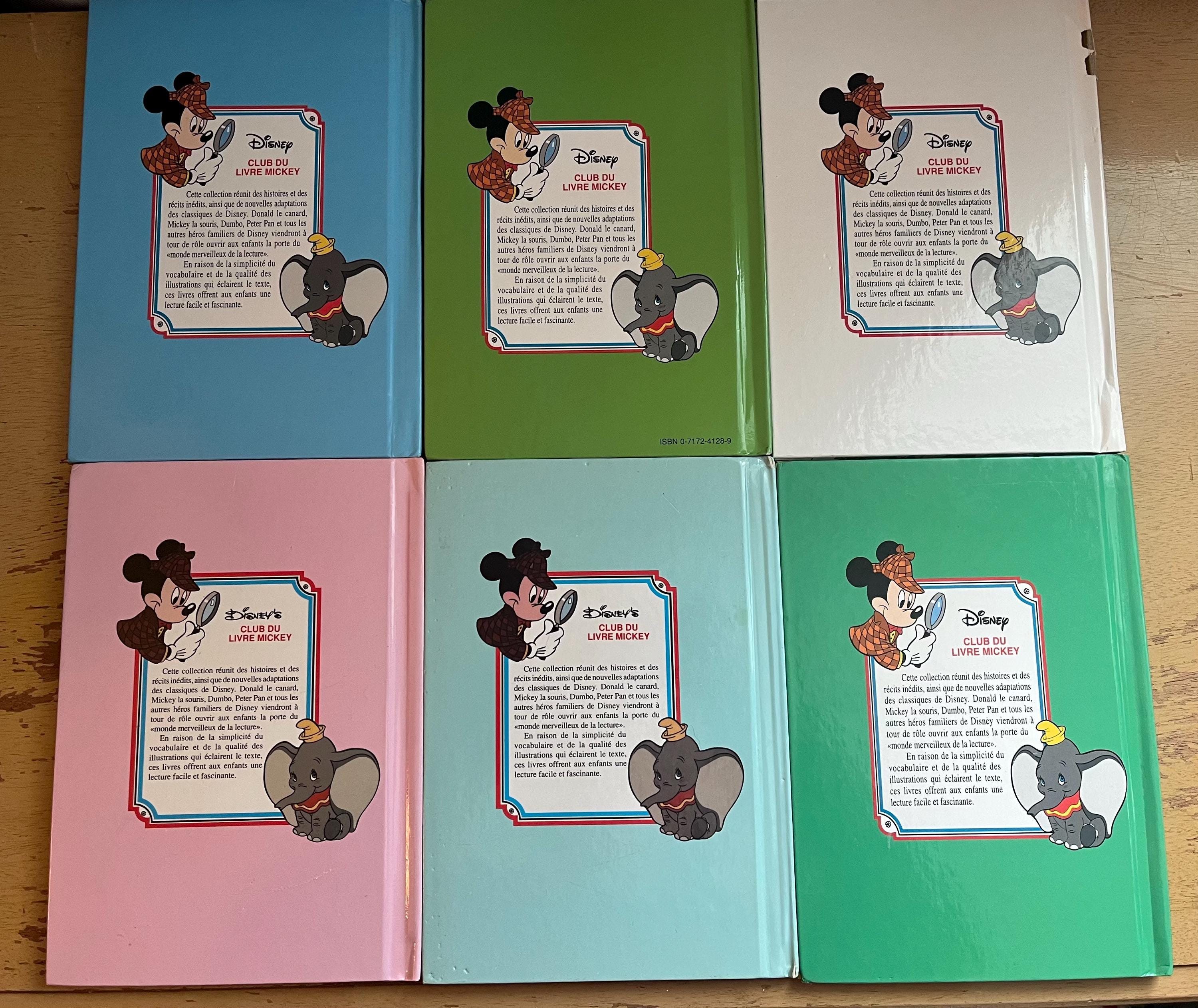 ビンテージ ディズニー ミッキークラブ 18冊セット フランス語絵本 Vintage Disney Mickey Club Du Livre French Kids Books - Etsy