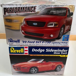 Revell Plastic Model Truck Kits 1:25 Scale Skill 2 Ages 10+ Ford Dodge MOPAR