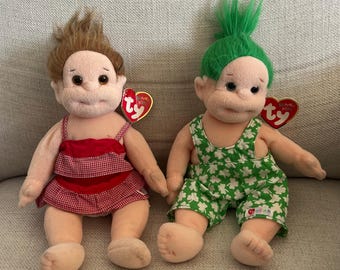 ヴィンテージ 1990 年代 Ty Beanie Kids 男の子用人形「The Beanie