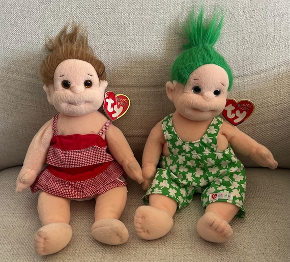 Vintage Ty Beanie Kids “the Beanie Kids Collection” 10” Soft Dolls