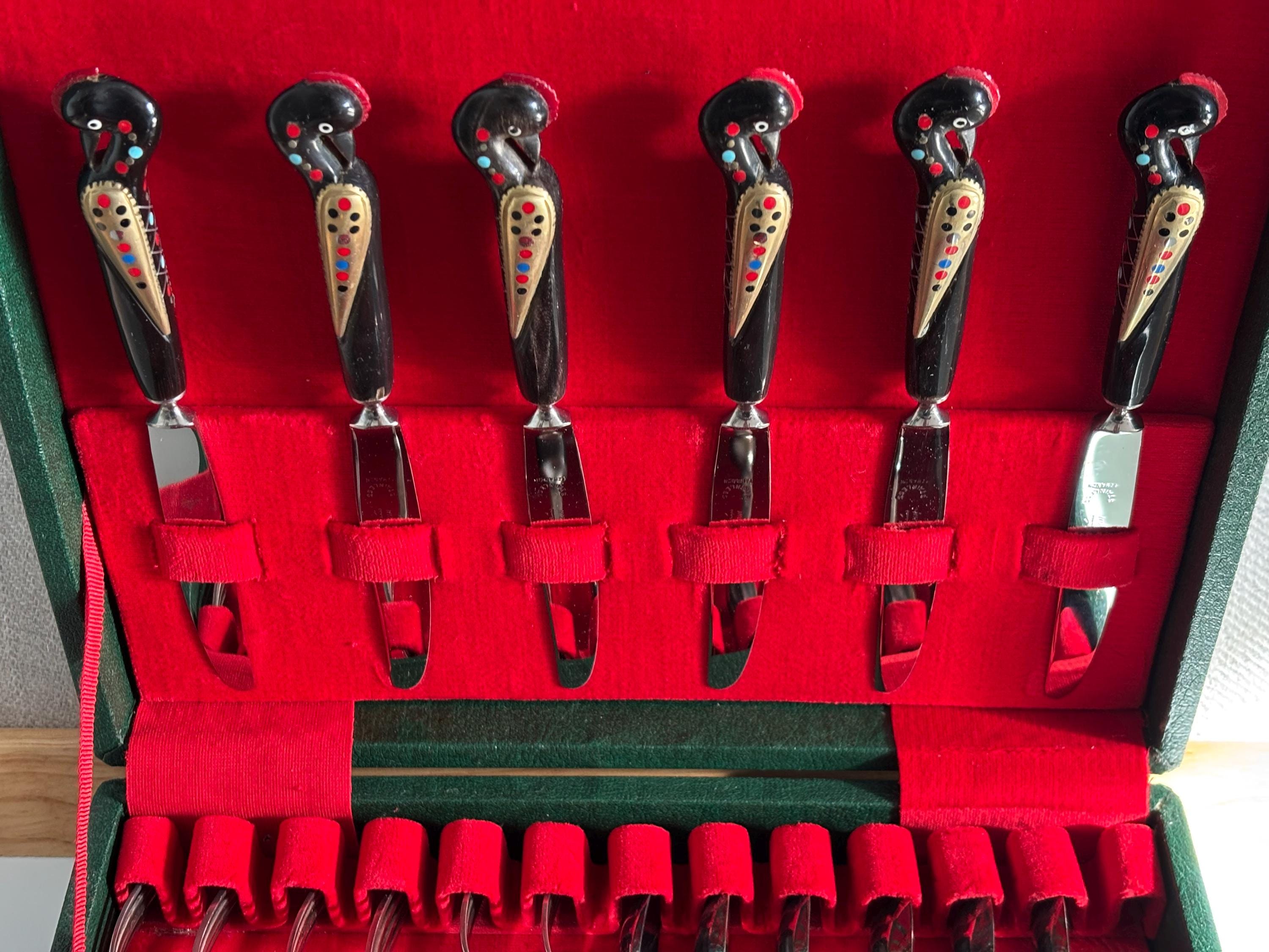 Alfred Haddad Cutlery Set 18 Pieces Jezzine Phoenix Firebird