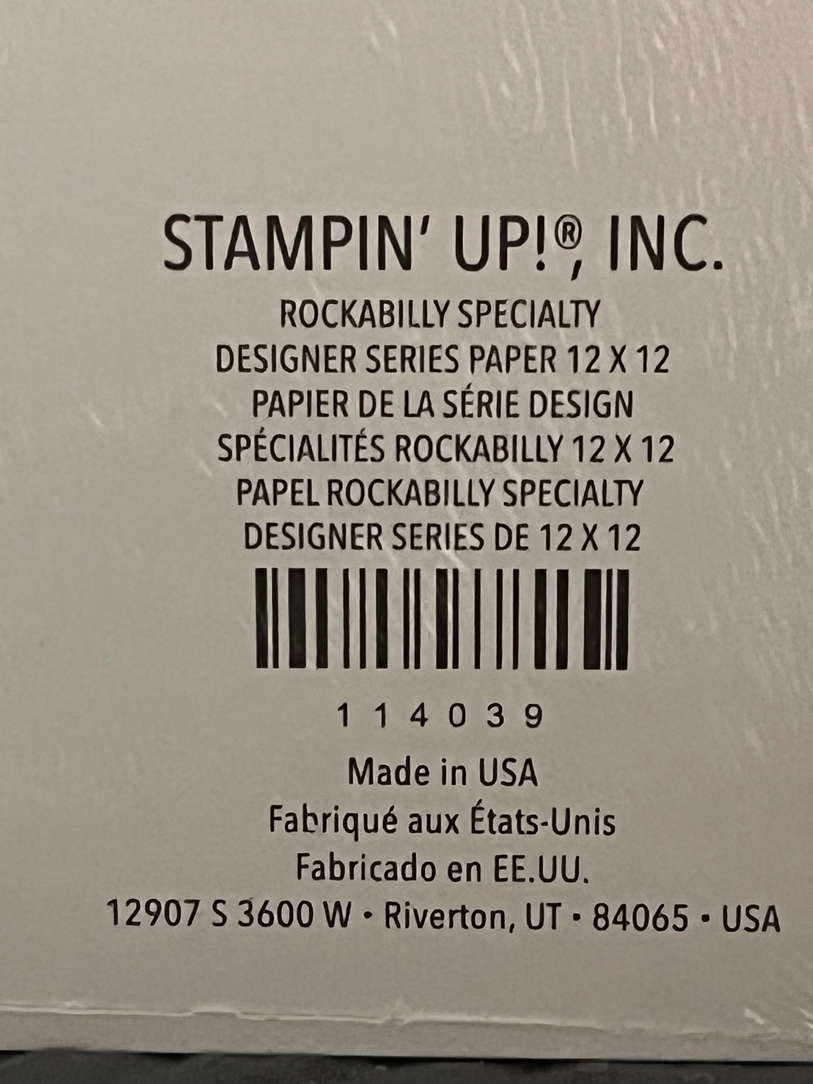 NIP Retired Stampin’ Up! Designer Series 12x12 Scrapbook Paper Packs ...