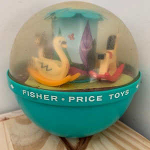 1966 Vintage Fisher Price Toys 165 Roly Poly Chime Ball Vintage Baby Toys