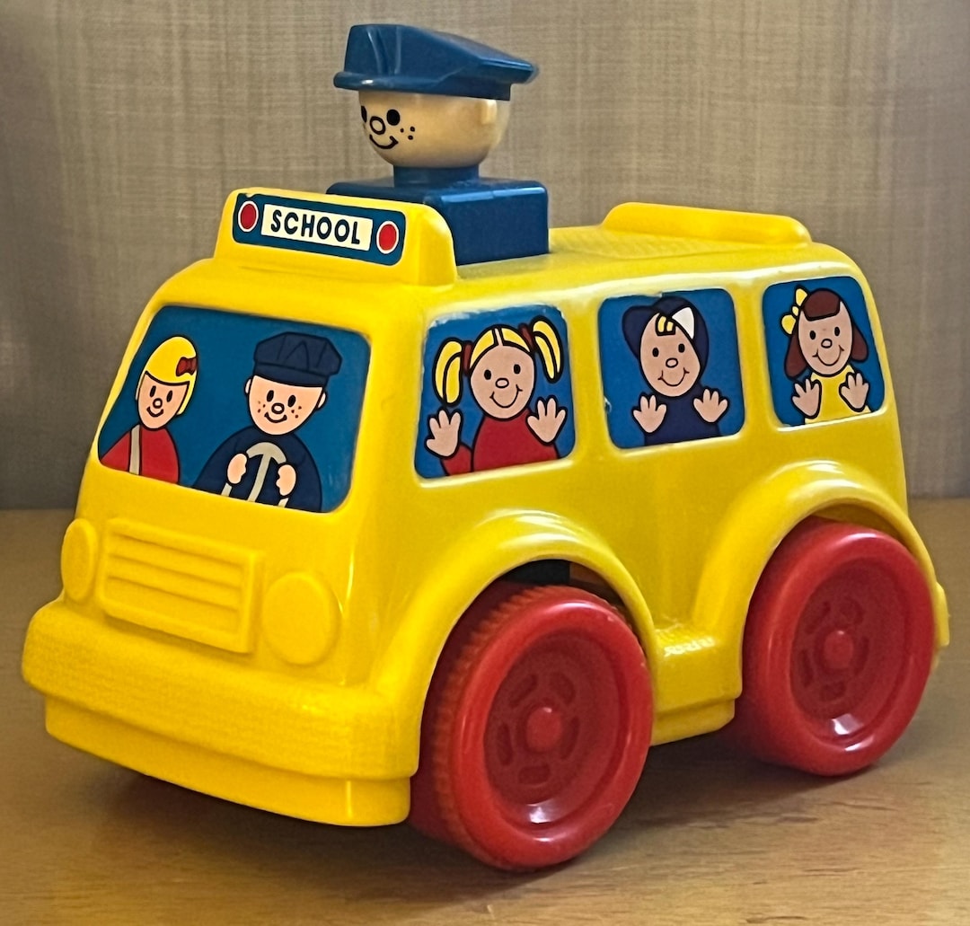 廃盤 YELLOW STUDS イエロースタッズ ブランキー ミッシェル Vintage 1988 Shelcore Yellow School Bus With Stationary Driver