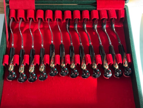 Alfred Haddad Cutlery Set 18 Pieces Jezzine Phoenix Firebird