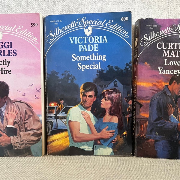 Vintage Silhouette Special Edition - Harlequin Romance Novels - Lot of 3 Books 1990