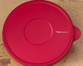 Lot De 2 Flacons Tupperware Condiserve Haut Cristal – Couvercles Rouges Et Bec Verseur