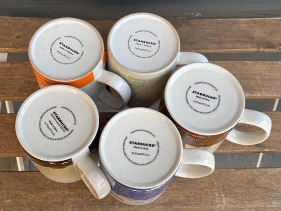 Starbucks Coffee Mug Choose From Different Travel Destinations - Etsy