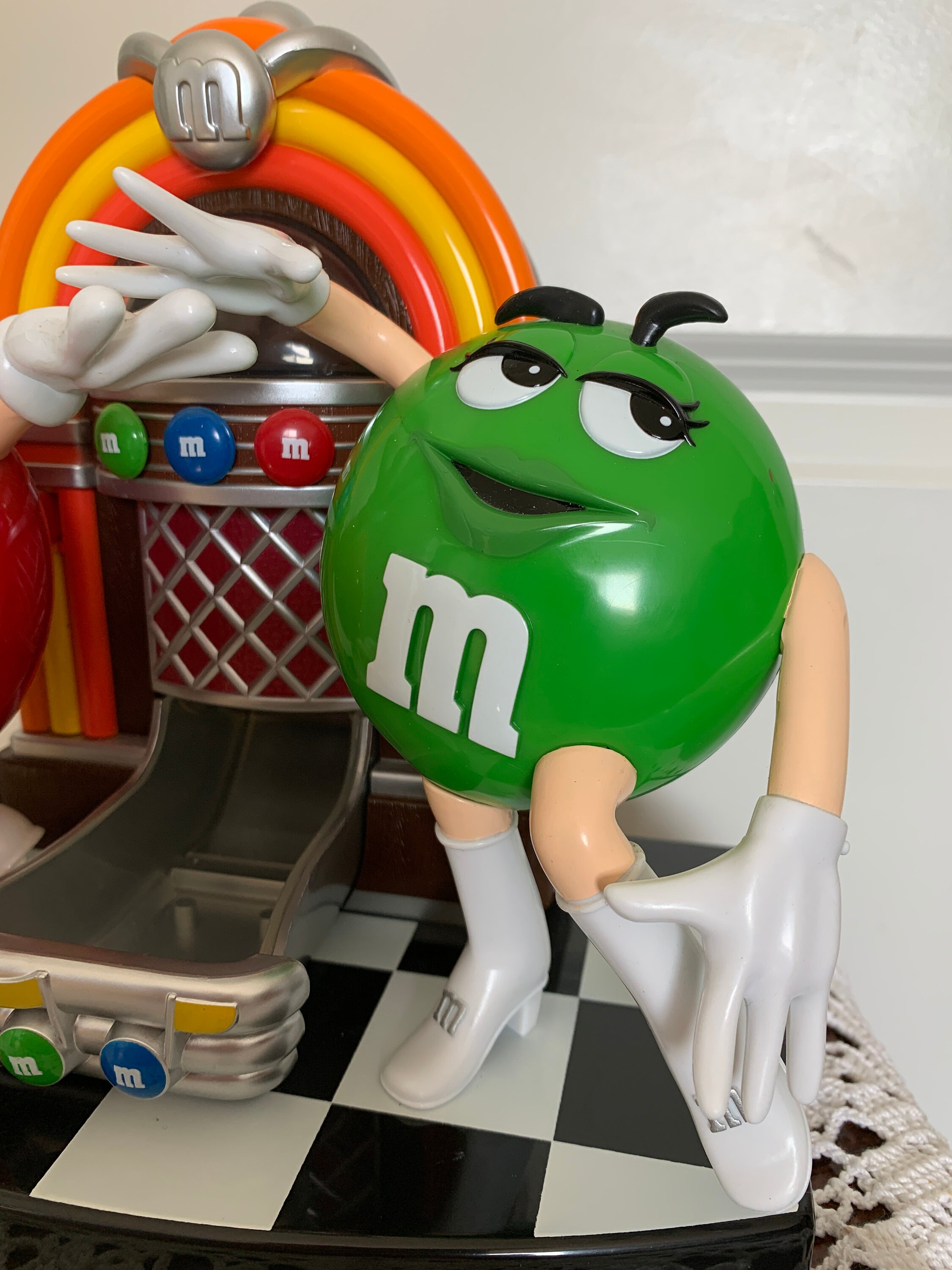 Vintage M&M Candy Dispenser Rock and Roll Jukebox Collectables Etsy