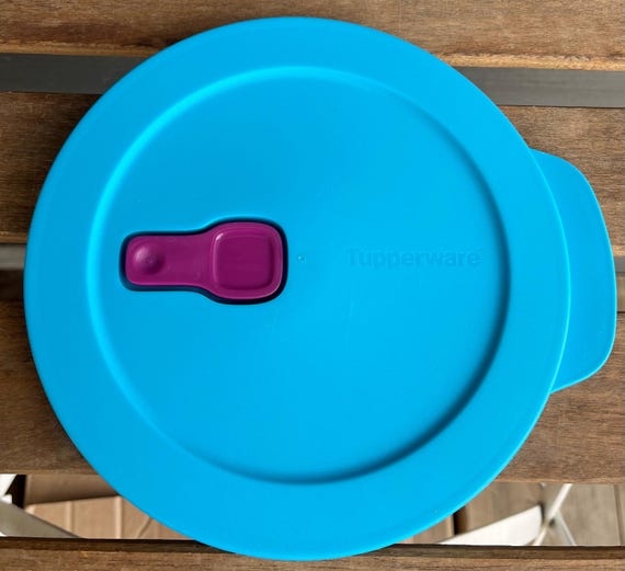 Tupperware Replacement Lid With Vent Coral Red - 10” Diameter
