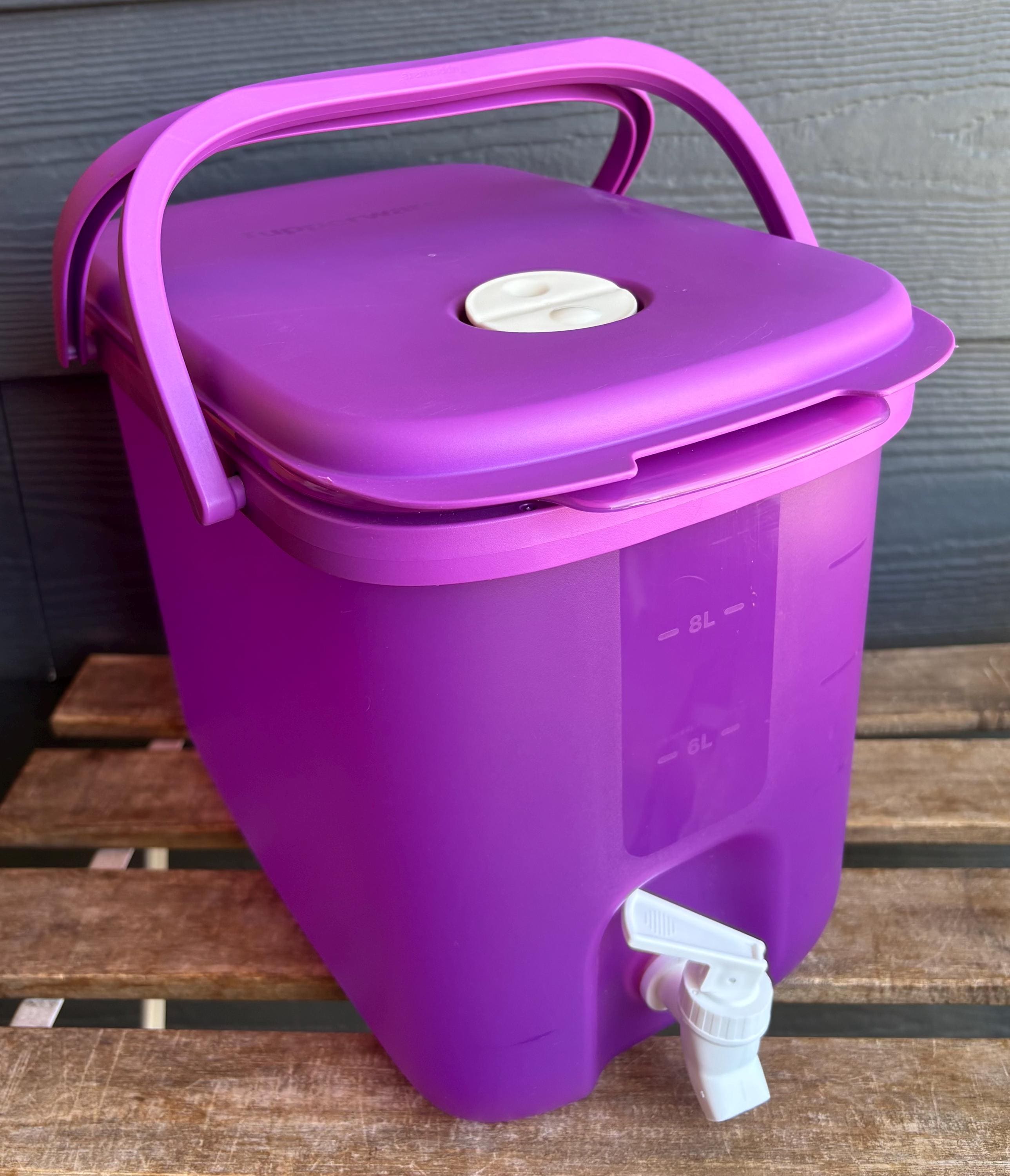 Tupperware Purple Water Wonder All Dispenser 10L - Etsy