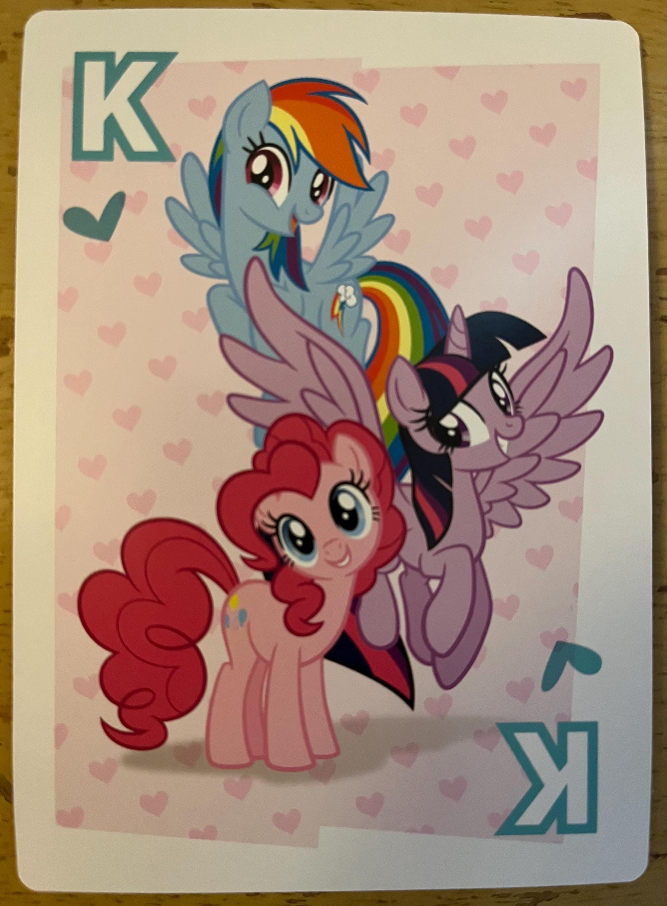 My Little Pony Jumbo Playing Cards, Hasbro, Ages 4+ - Etsy
